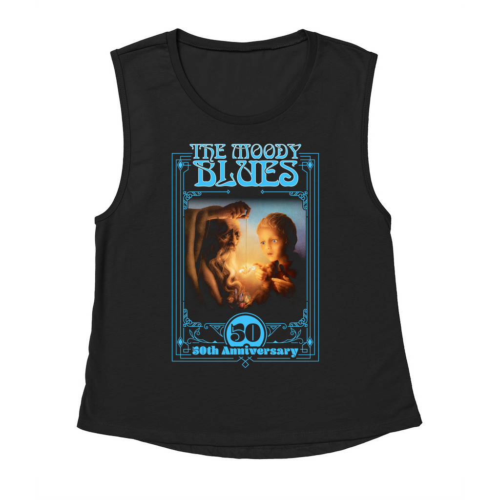 "Every Good Boy Deserves Favour" 50th Anniversary Ladies Flowy Tank Top