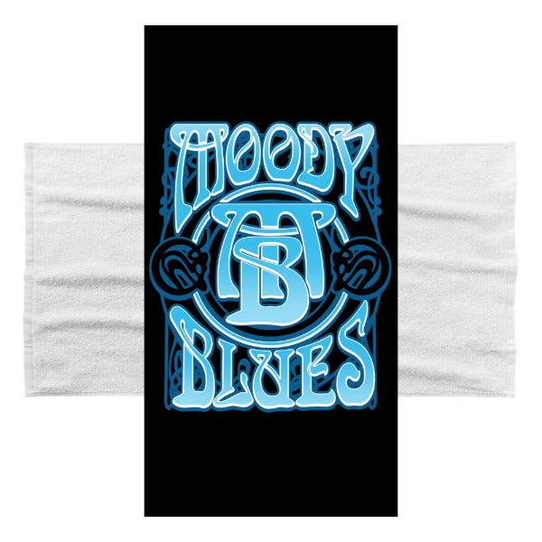 Moody Blues Ornate Logo Beach Towel